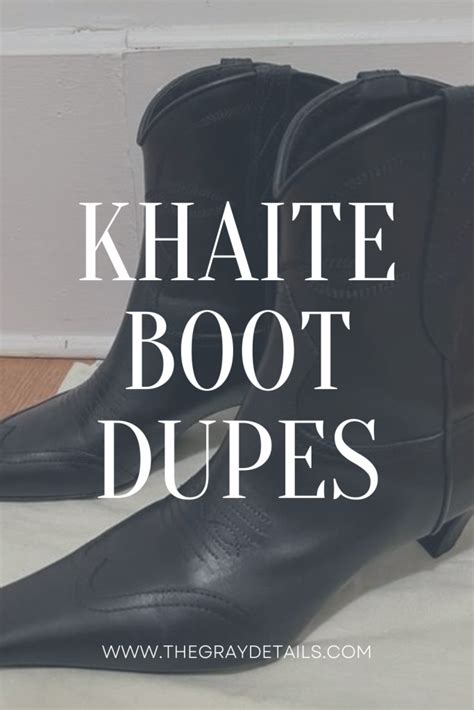 khaite boot dupe